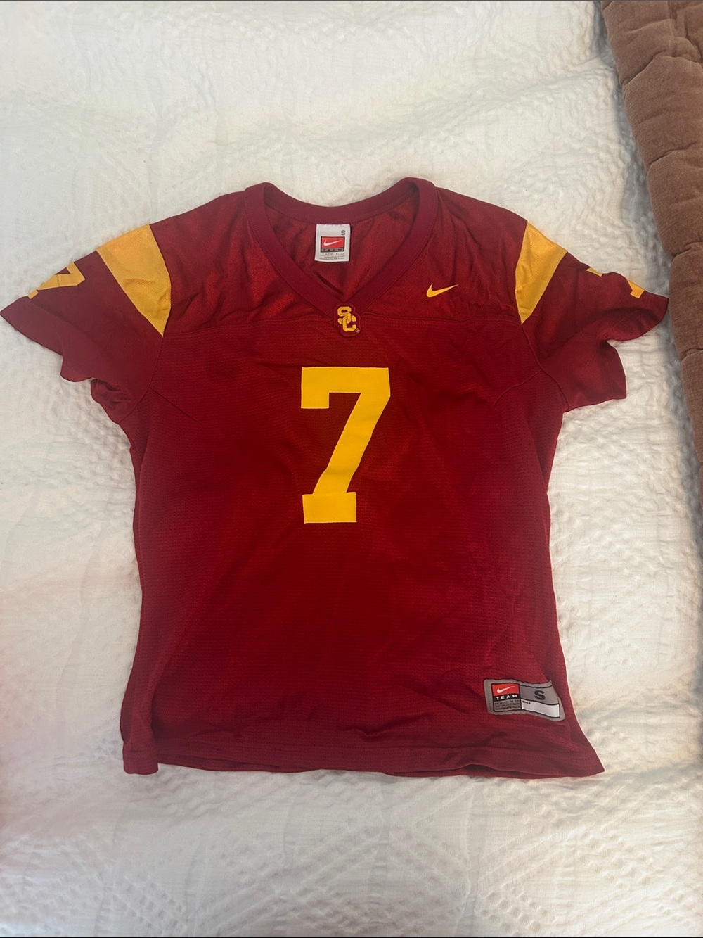 USC Nike Football Jersey Number 7 Vintage